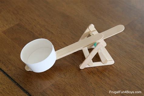 Build a Powerful Popsicle Stick Catapult - Frugal Fun For Boys and Girls