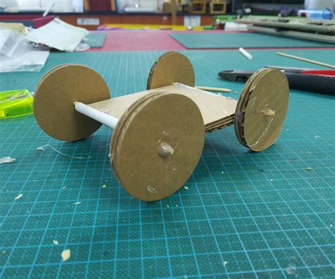 A Simple Cardboard Car to Make With Kids : 7 Steps (with Pictures ...