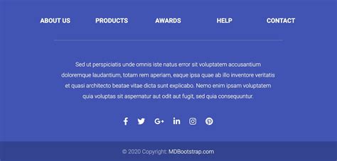 30 Best Bootstrap 4 Footer Templates in 2020