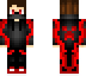 Red Creeper Skin | Minecraft Skin