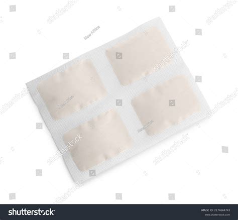 Mustard Plaster Isolated On White Alternative Stock Photo 2174664743 ...