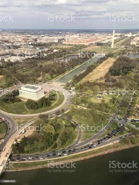 Aerial View Of The National Mall Stock Photo - Download Image Now ...