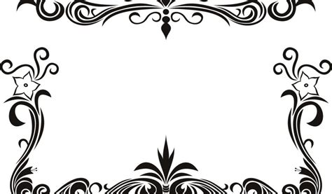 Border Design Black And White Clipart | Free download on ClipArtMag