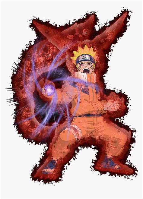 Naruto Con Artwork Nine-tailed Naruto - Nine Tails Naruto Full Body, HD ...