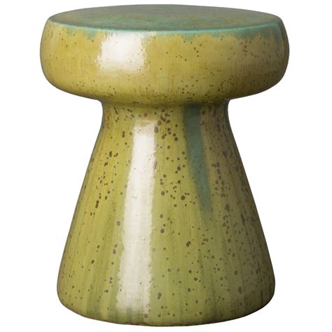 Moss Mushroom Garden Stool - Seven Colonial