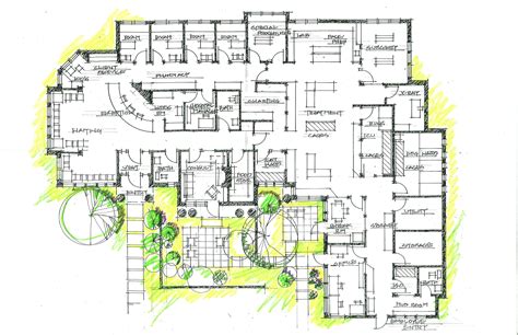 Hospital Design Plan Architecture