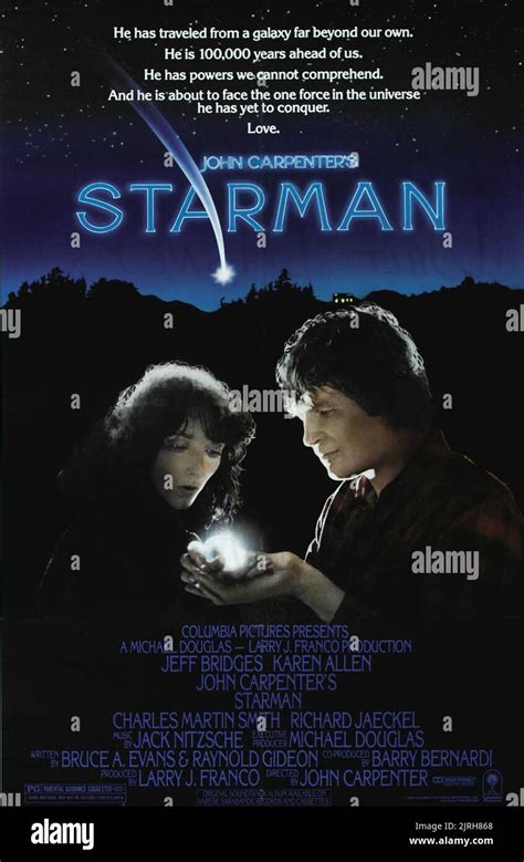 KAREN ALLEN, JEFF BRIDGES, STARMAN, 1984 Stock Photo - Alamy