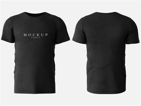 T-Shirt Mockup Front & Back | Free PSD Templates