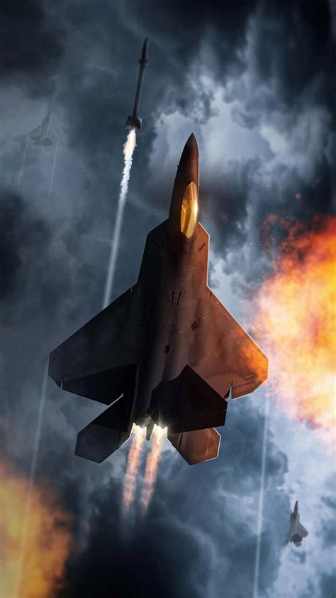 F22 Raptor iPhone Wallpaper HD | Air force wallpaper, Airplane ...