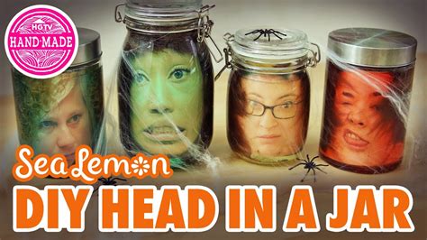 How to make head in a jar for halloween | gail's blog