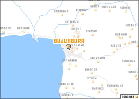 Bujumbura (Burundi) map - nona.net