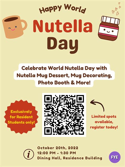 Nutella Day | First Year Experience