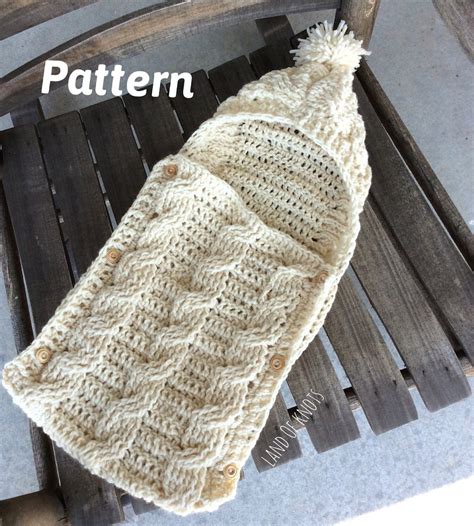 PATTERN, Crochet Swaddle Pattern, Cable Crochet Pattern, Crochet Infant ...