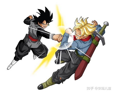 Goku Black Vs Trunks Future 🗡️ | Personajes de dragon ball, Personajes ...