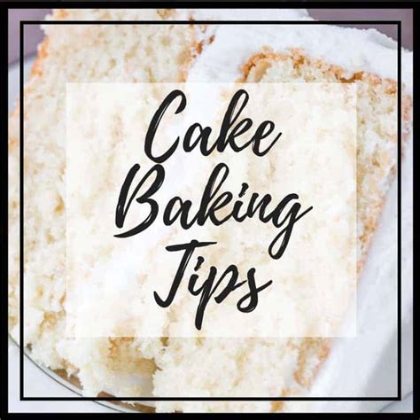 Cake Baking Tips - I Scream for Buttercream