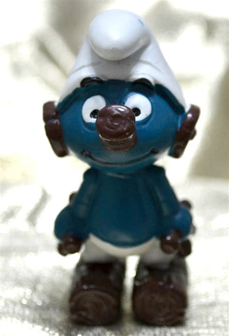 Vintage Clockwork Smurf Wooden Looking Robot 1980's 2.0175 - Etsy