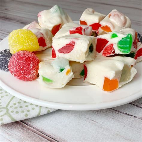 Gumdrop Nougat Candy - Kelly Lynn's Sweets and Treats