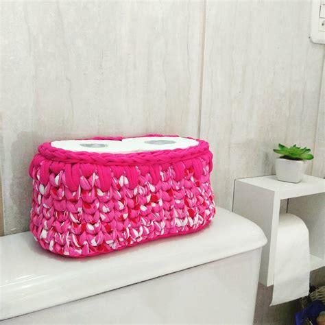 Crochet Toilet Paper Holder: Tutorial And Ideas