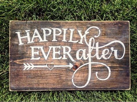 Happily ever after sign Rustic sign Wedding Photo prop