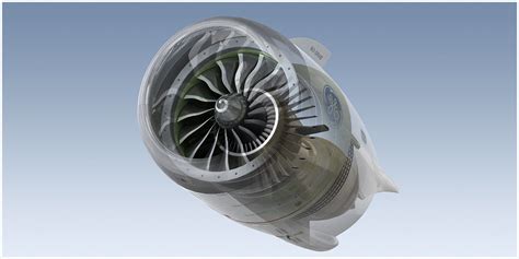 GE9X Jet Engine 3D Model $195 - .3ds .c4d .fbx .max .obj - Free3D