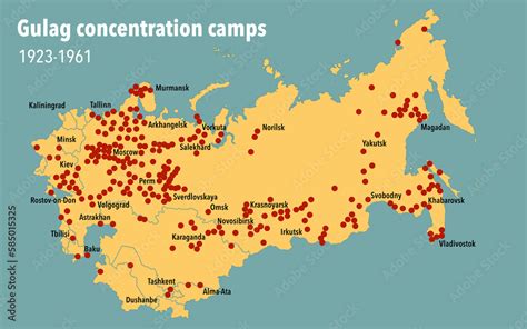 The Gulag Archipelago: A Map Of Soviet Repression - Interactive Canada ...