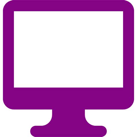 Purple desktop 2 icon - Free purple desktop icons