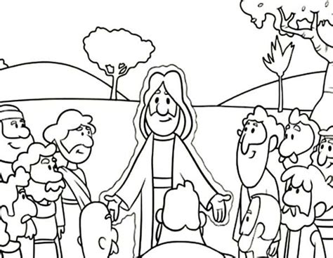 Jesus Teach His Twelve Disciples Coloring Page Coloring Sun Sunday