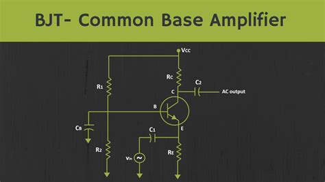 Common Base Transistor Amplifier Circuit Diagram Transistor