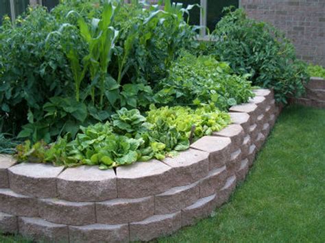 Paver Stone Raised Garden Bed - gardenbz