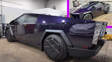 Gloss Purple Tesla Cybertruck Looks Better Than You’d Expect ...