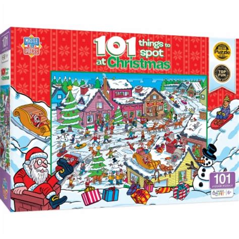 MasterPieces 100 Piece Kids Jigsaw Puzzle - 101 Things to Spot at ...