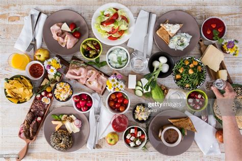 Healthy Food On Table High Res Stock Photo Getty Images