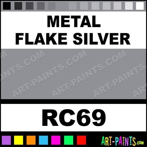 Metal Flake Silver Model Metal Paints and Metallic Paints - RC69 ...