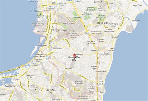 Paranaque Map - Philippines