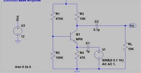 Electro-Magnetic World: Common Base Amplifier