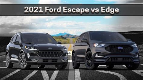 2021 Ford Edge vs Escape - Measurements, features and more | Cars with ...