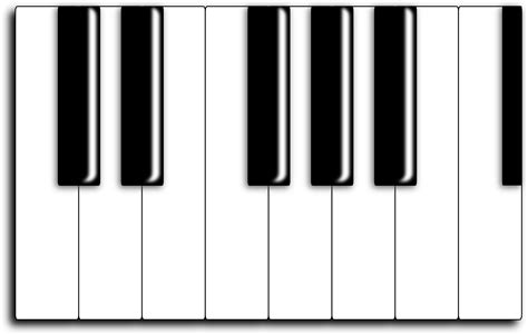 Piano Keyboard Layout Printable - ClipArt Best