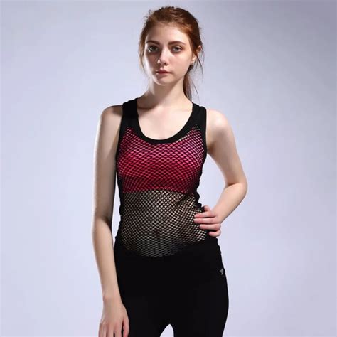 2017 New Breathable Quick Dry Sport Tank Top Women Fitness Elastic ...