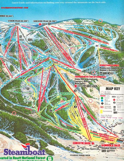 History of the Steamboat Ski Area