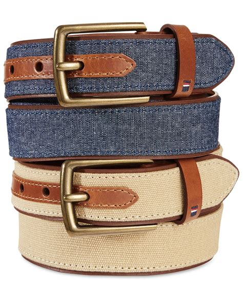 Lyst - Tommy Hilfiger Canvas Belt in Blue for Men