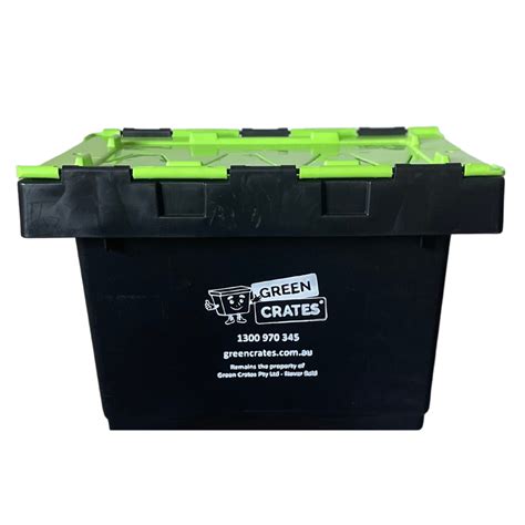 Half Size Moving Crate - Green Crates