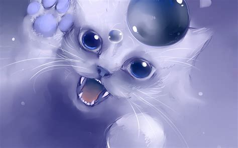 Anime Cat Wallpaper - WallpaperSafari