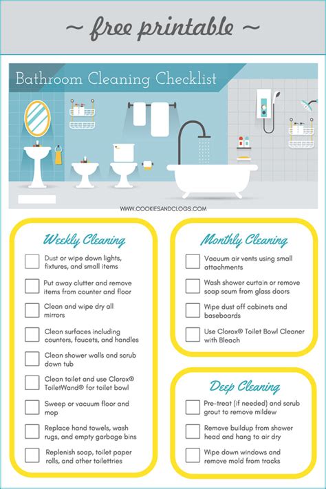 Getting Teens to Clean + Printable Bathroom Cleaning Checklist