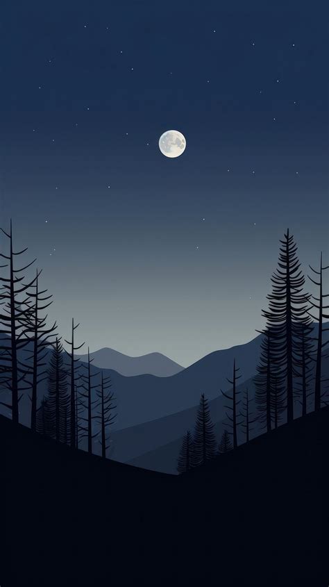 Minimalist Nature Phone Wallpaper