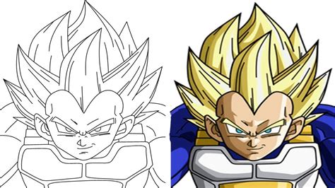 Dragon Ball Z Vegeta Drawing | Free download on ClipArtMag