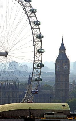 London Eye Big Ben London Britain Editorial Stock Photo - Stock Image ...