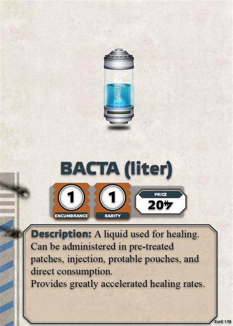 Bacta (liter) – STAR WARS Roleplaying