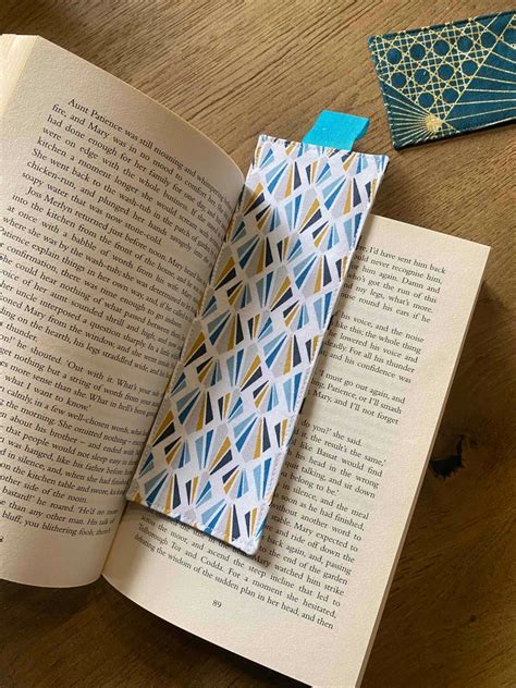 Handmade Fabric Bookmarks - Etsy