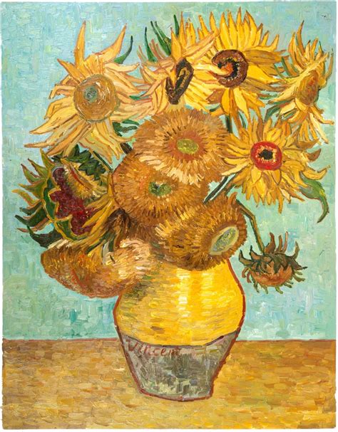 Vase with Twelve Sunflowers reproduction | Van Gogh Studio