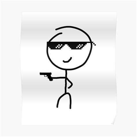 "Stickman meme 2" Poster for Sale by StickyMann | Redbubble